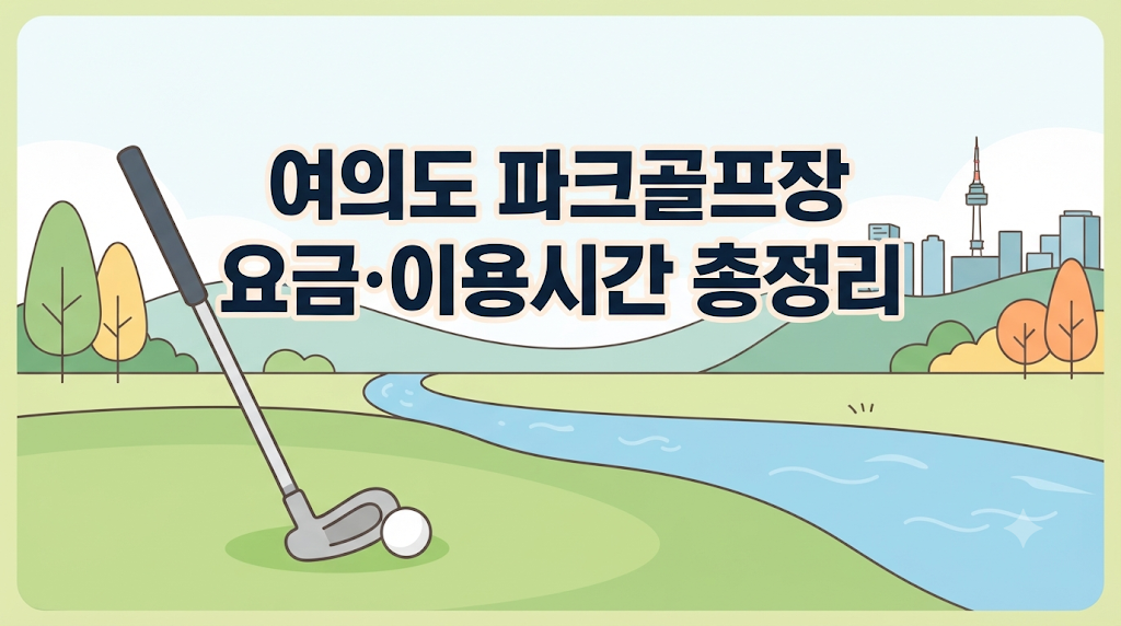 여의도 파크골프장 요금·이용시간 총정리