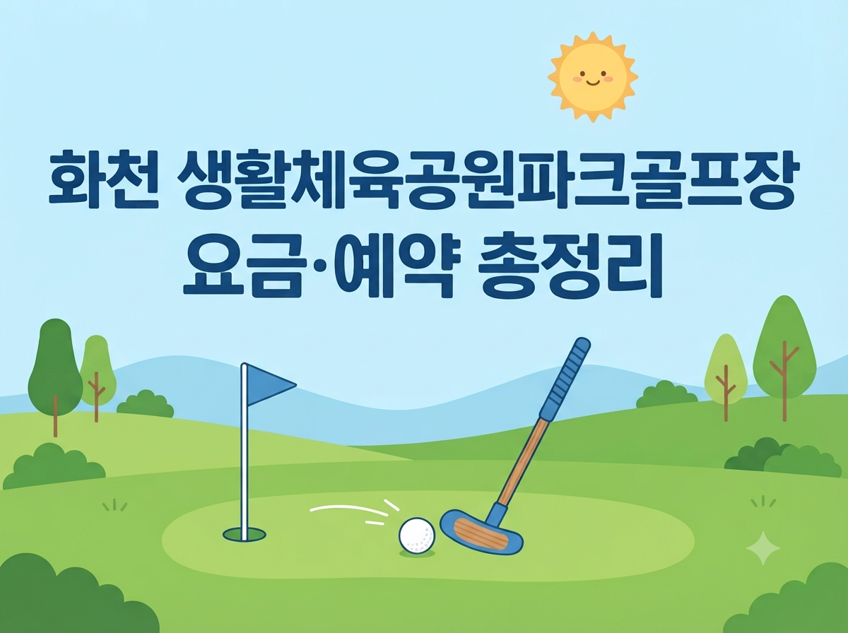 화천 생활체육공원파크골프장 요금·예약 안내 썸네일