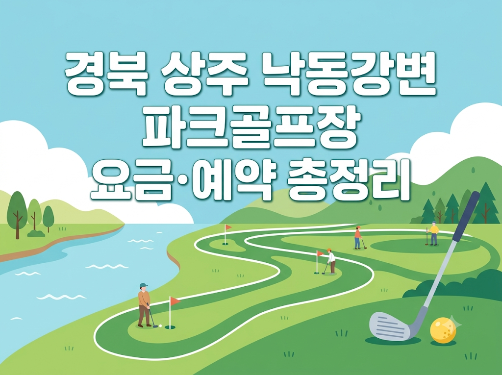 경북 상주 낙동강변 파크골프장 요금·예약 안내 썸네일