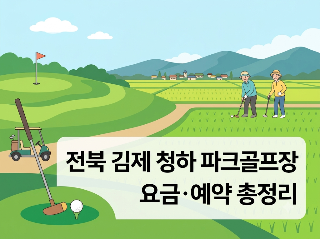 전북 김제 청하 파크골프장 요금·예약 안내 썸네일