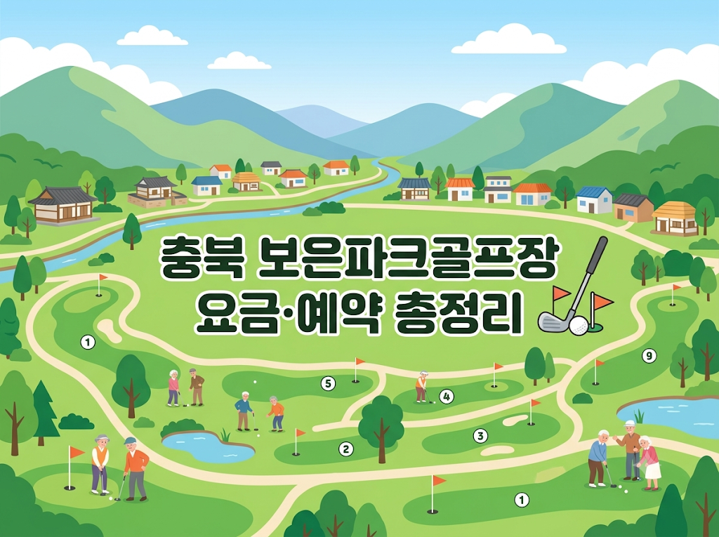 충북 보은파크골프장 요금·예약 안내 썸네일