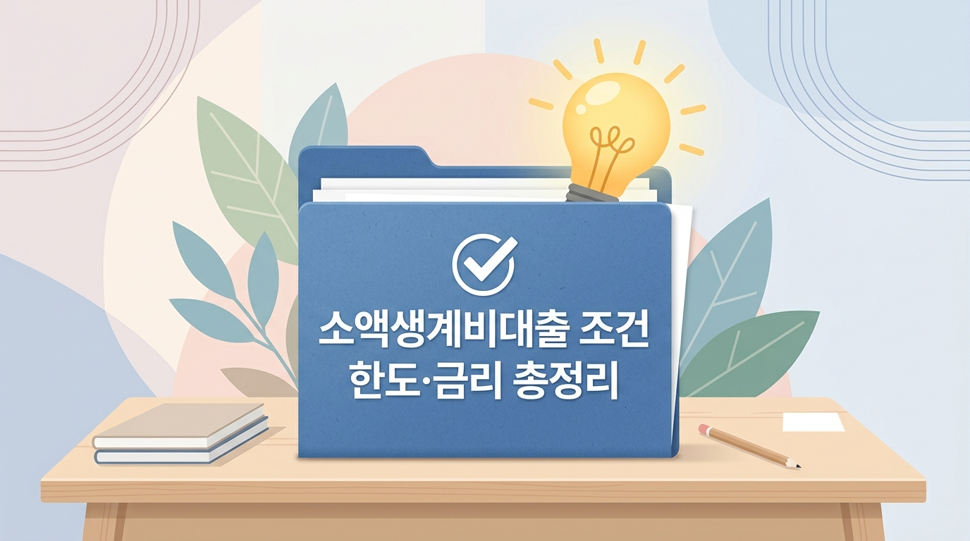 소액생계비대출 조건 및 한도 금리 안내 썸네일